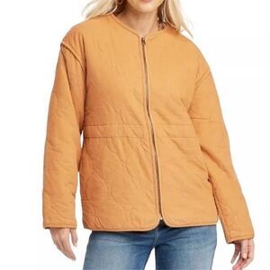 Universal Thread Quilted Gold Jacket XXL